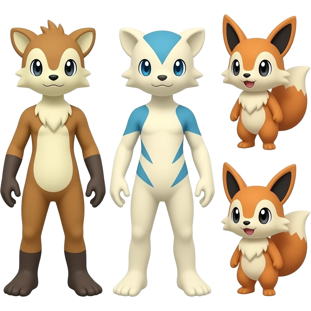 Noivern-Noibat-Absol-Furret emoji