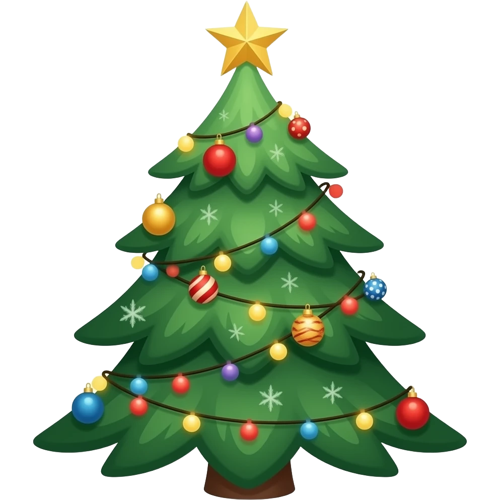 christmas tree emoji