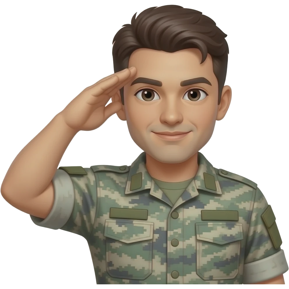 Saludando emoji