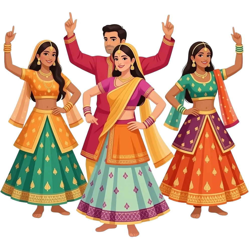 Garba festival emoji