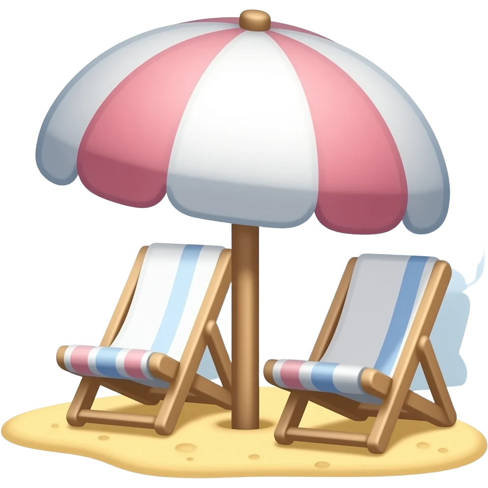 pixel beach parasol emoji