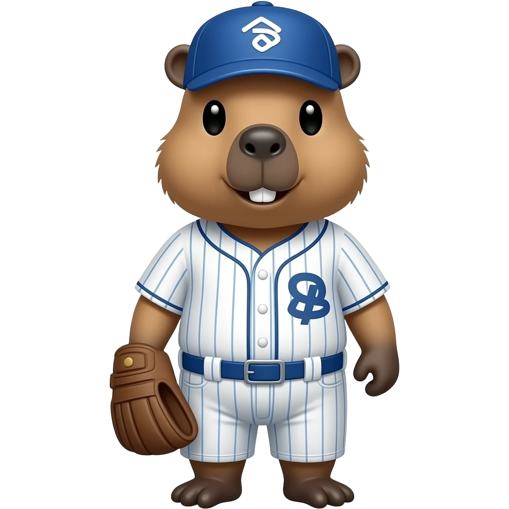Capybara baseball emoji