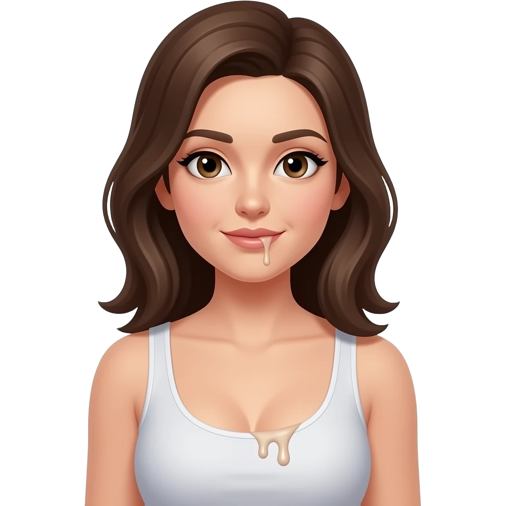 Cum on boobs emoji
