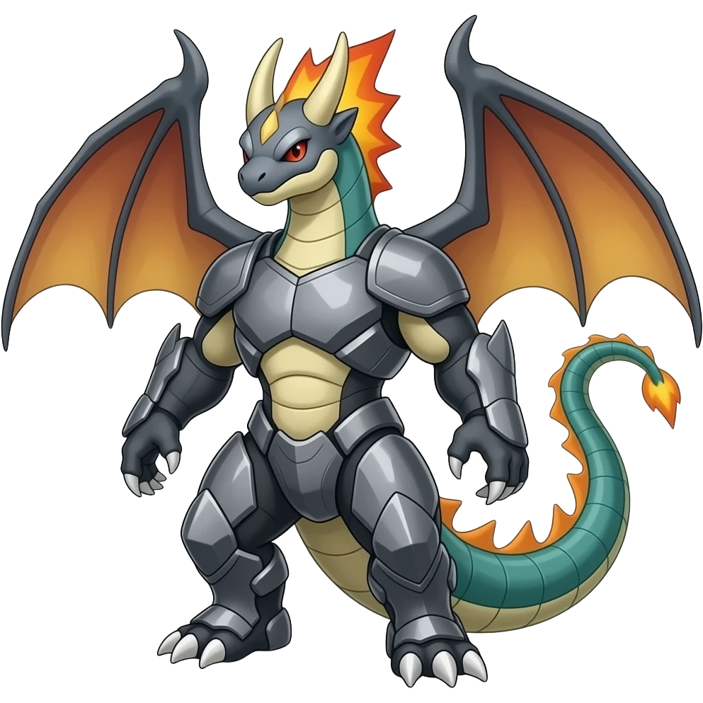 Tyranitar-Salamence-Gyarados-Fakémon-fusion emoji