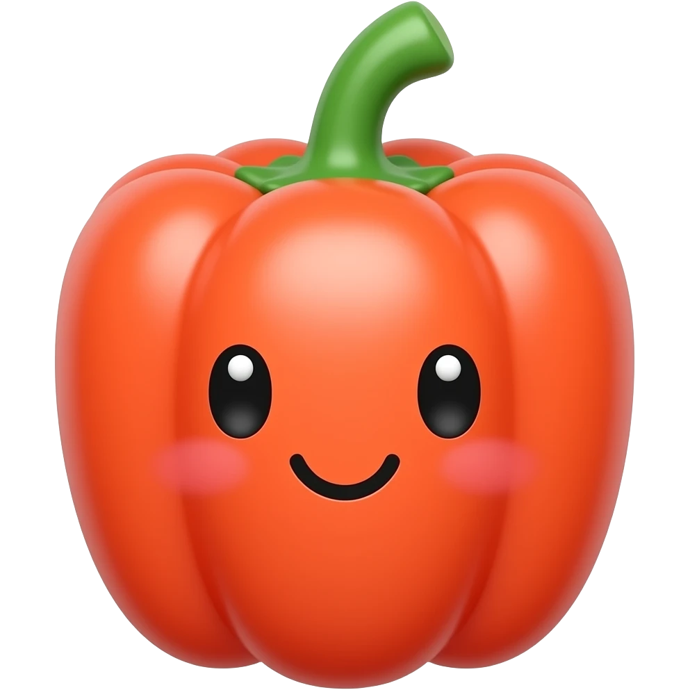 Kawaii pepper emoji