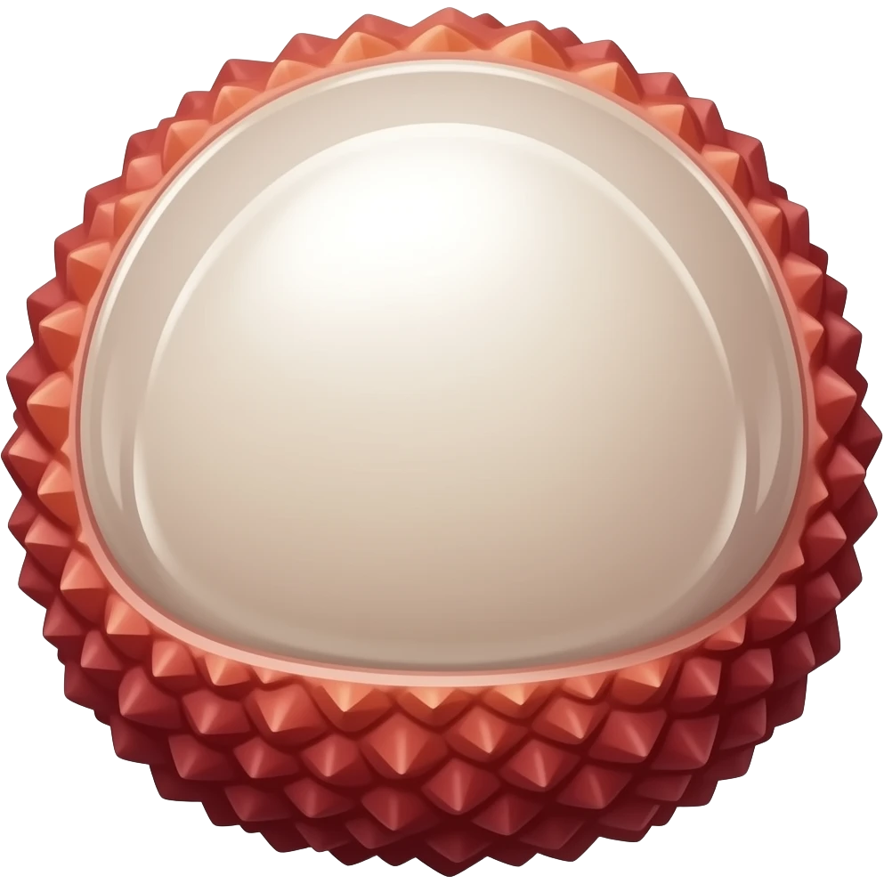 Litchi emoji