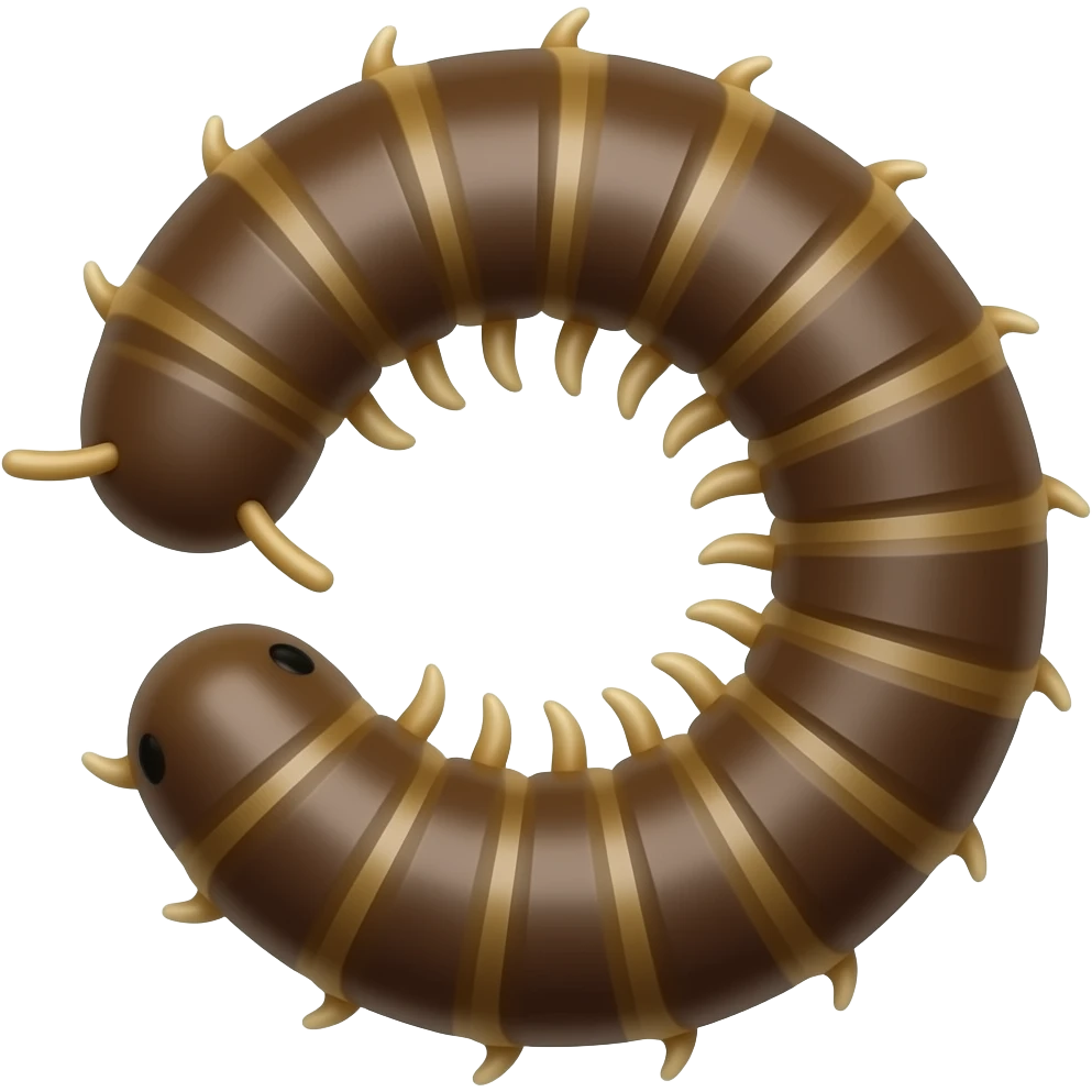 Millipede emoji