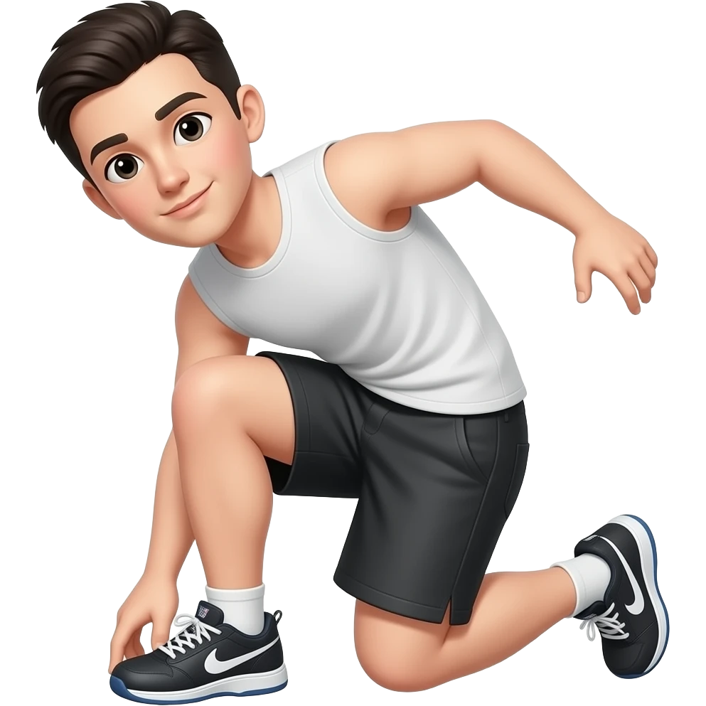 Knee bent emoji