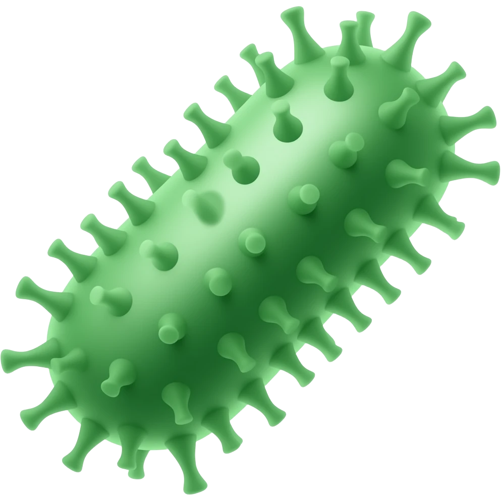 bacteria not green emoji