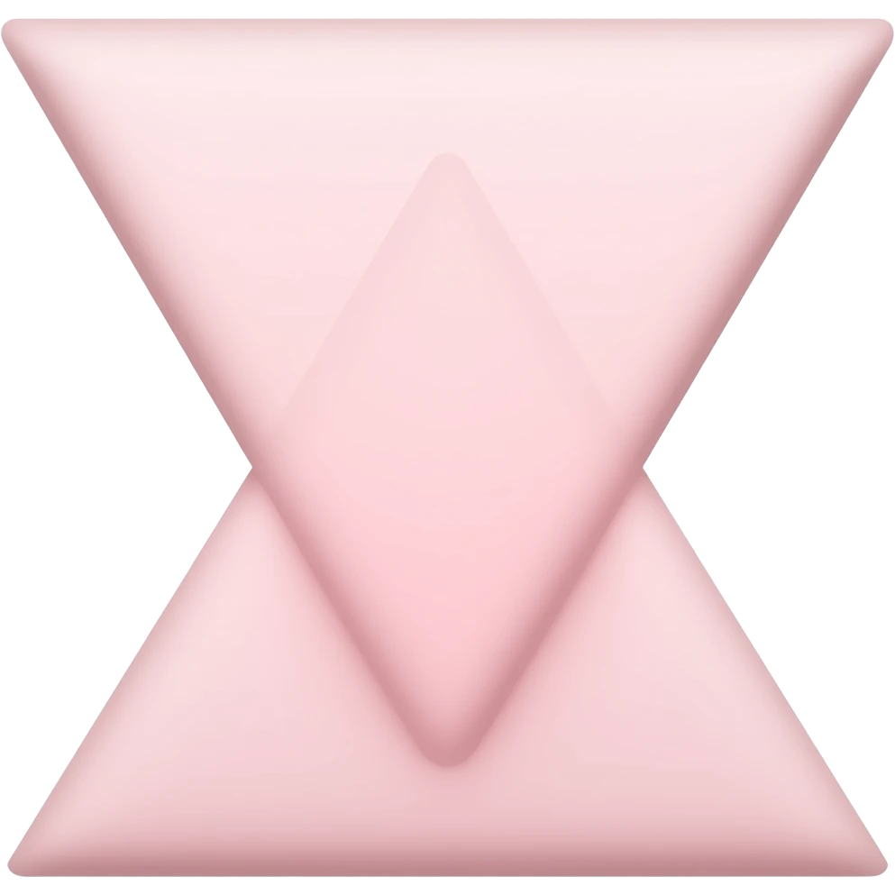 light pink Down-Pointing Small Triangle emoji