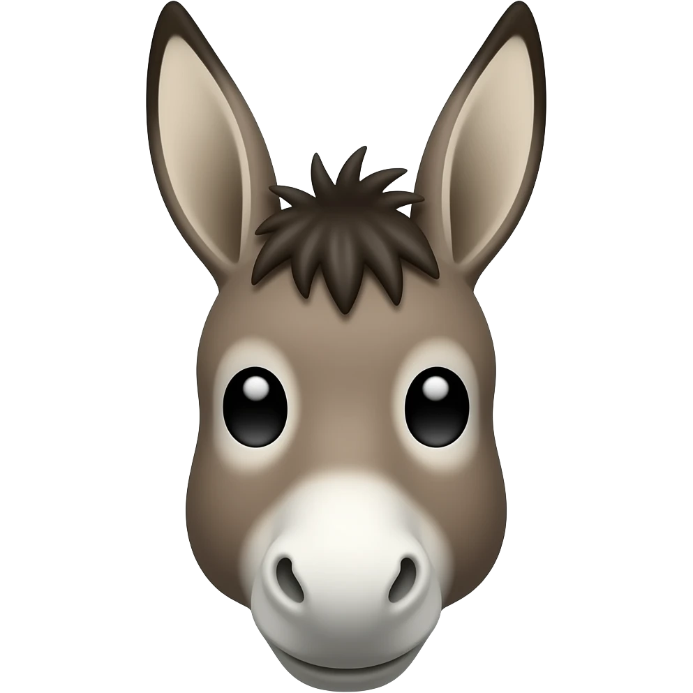 DONKEY FACE emoji