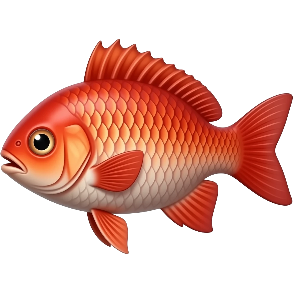 Red fish emoji