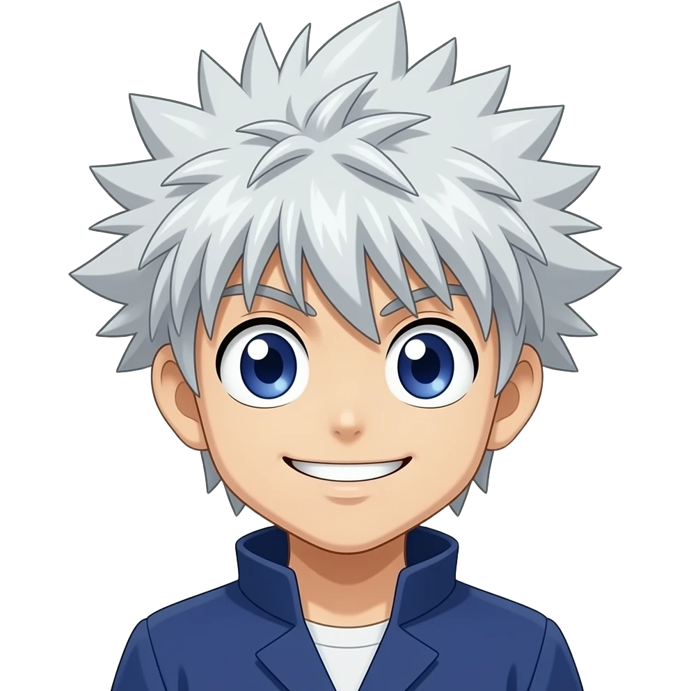 Killua emoji from hxh emoji