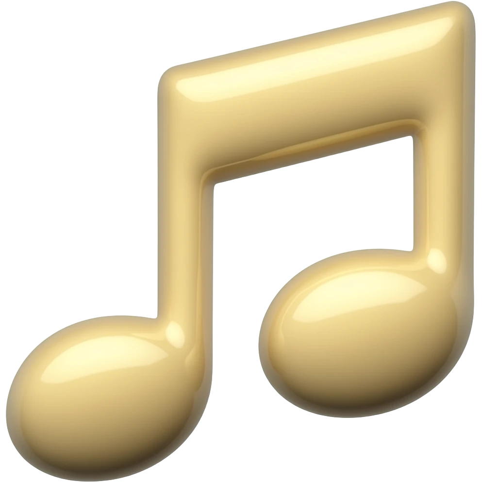 musci notes emoji