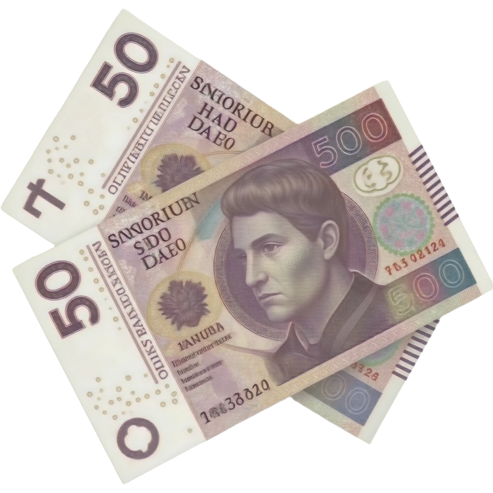 plik banknotów pln 500 emoji