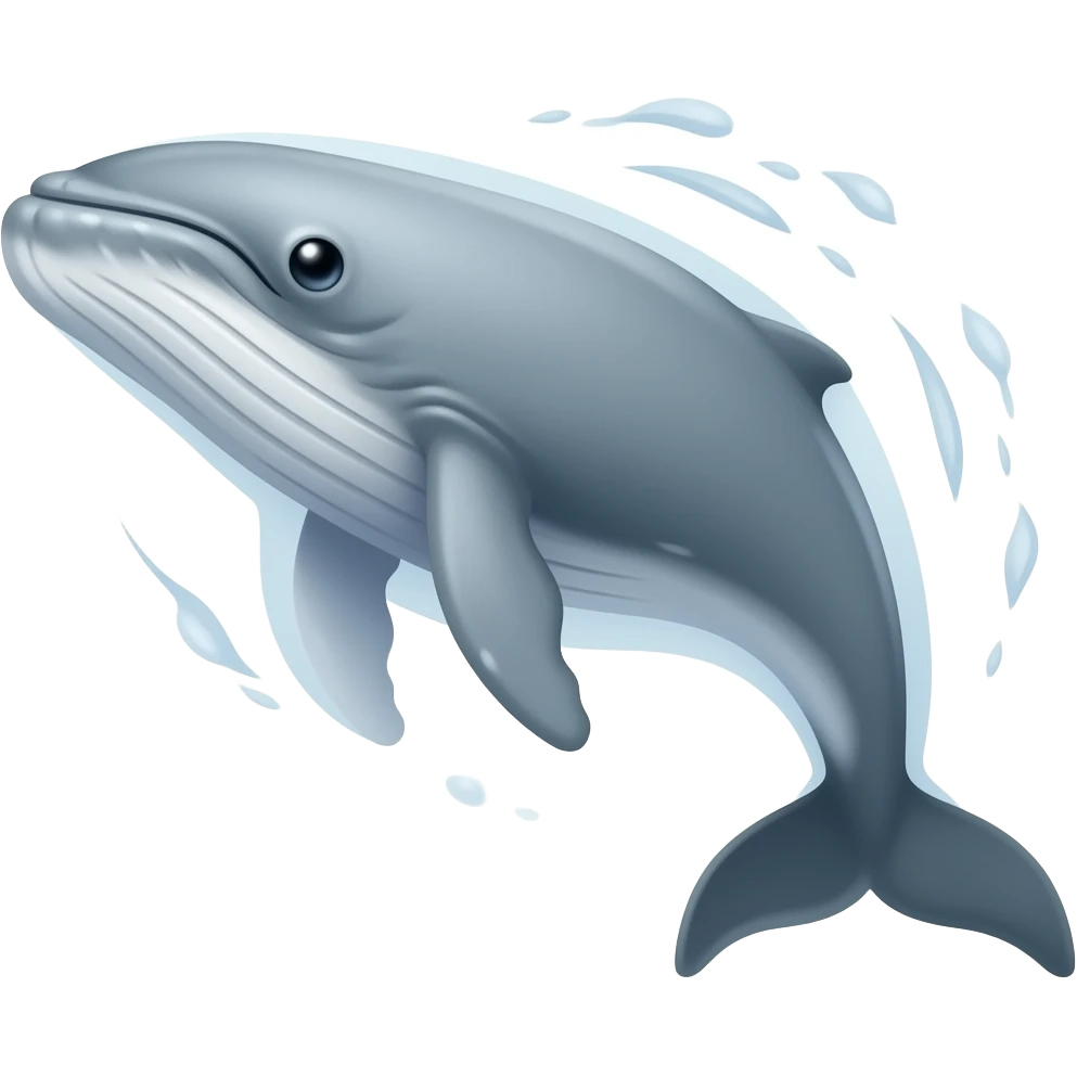 Humpback whale emoji