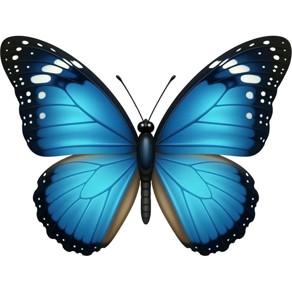 Blue Butterfly emoji