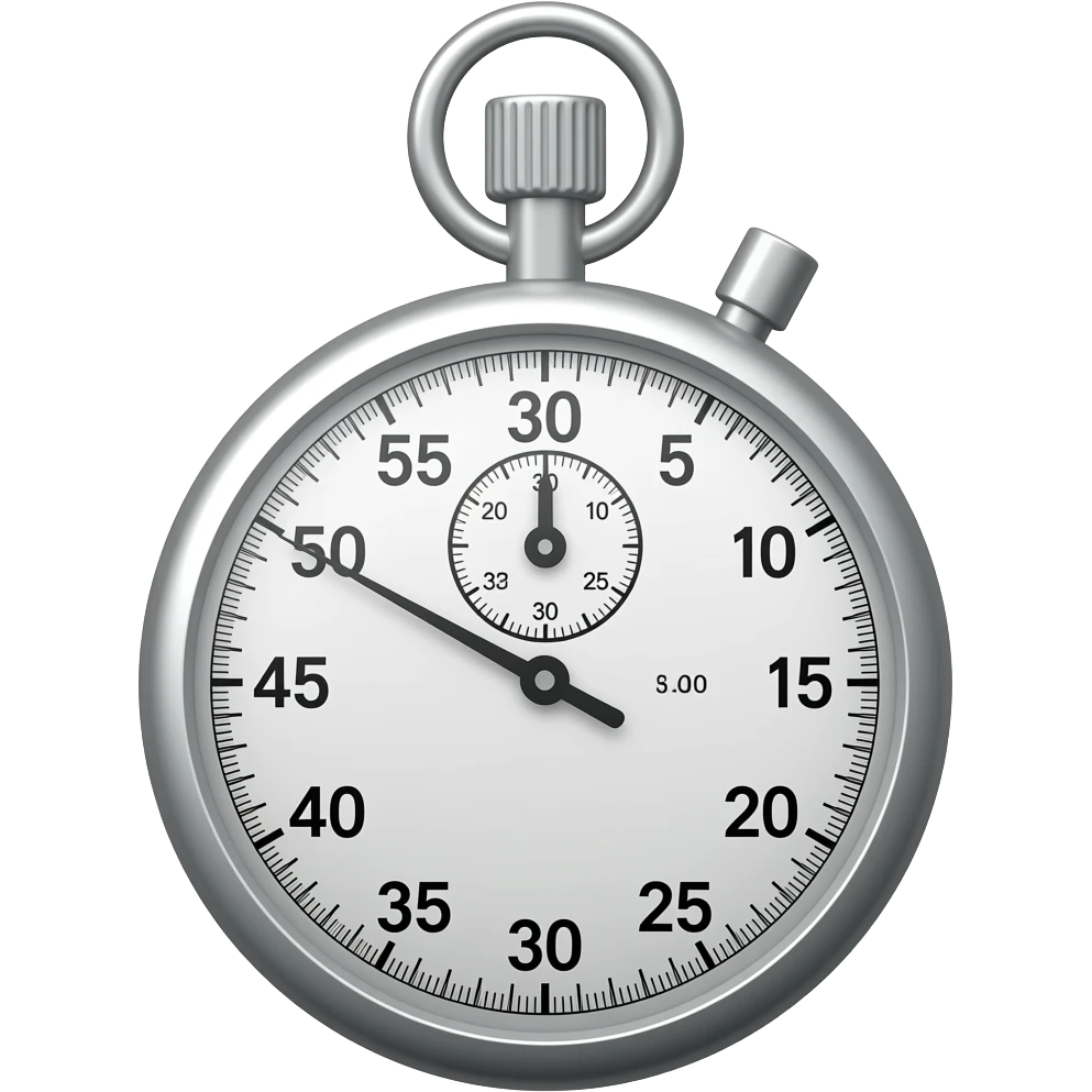 create a small stopwatch emoji