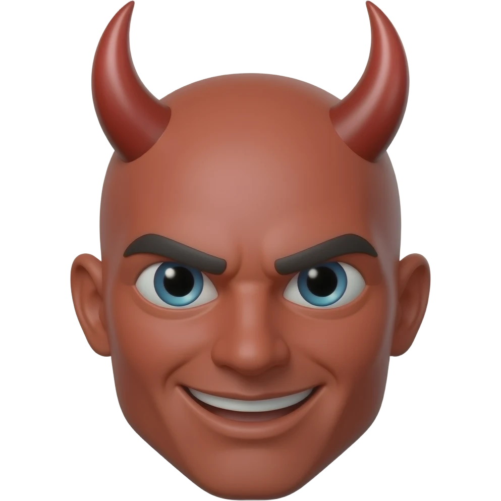 devil whatsapp emoji 3d face emoji