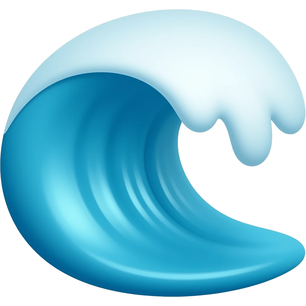 wave emoji