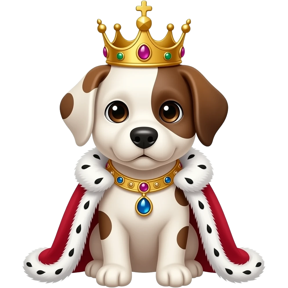 Puppy queen emoji