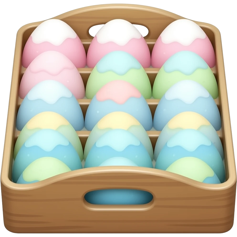 bath bomb tray emoji