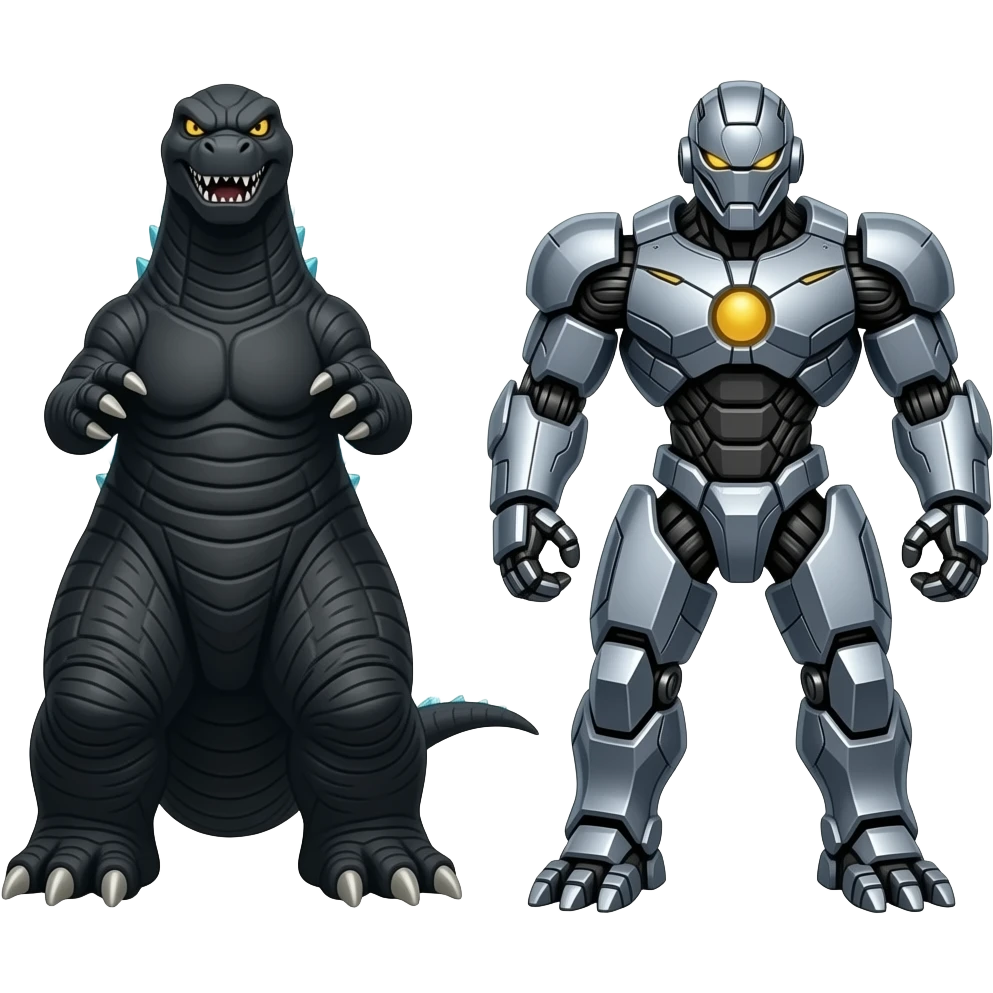 Godzilla vs mechagodzilla emoji