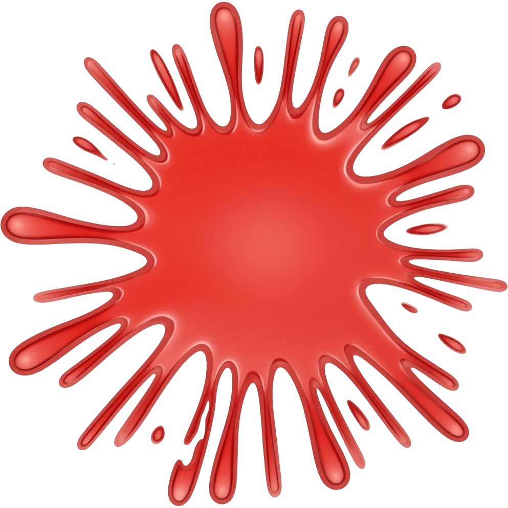 blood streaks emoji