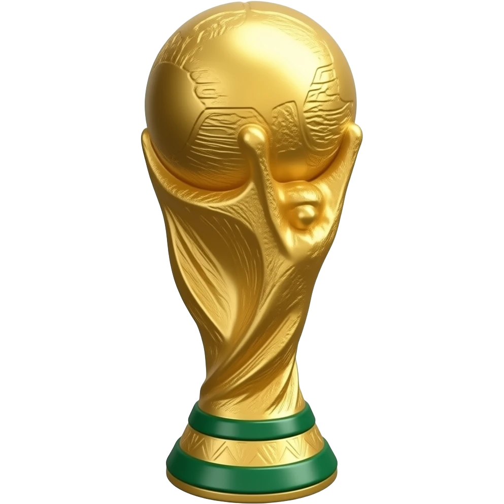Football world cup trophy emoji