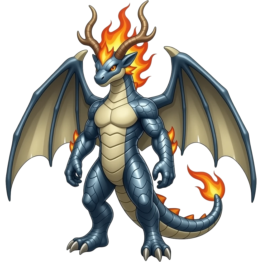Gabite-Veemon-Nargacuga-Koraidon-Digimon-Latias-Peppercat-Pokémon-Flamedramon-fusion-animal-hybrid-creature, Full body emoji
