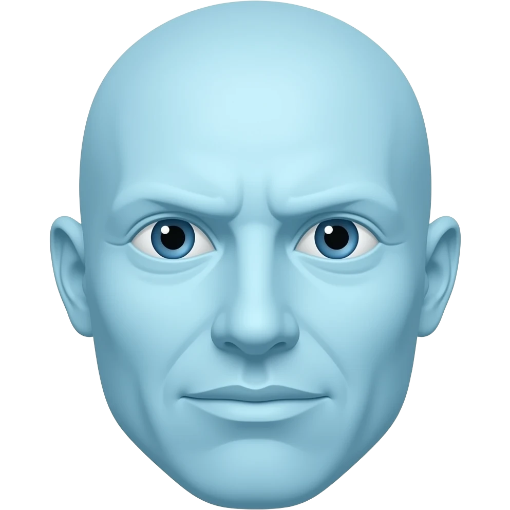 Frozen face emoji