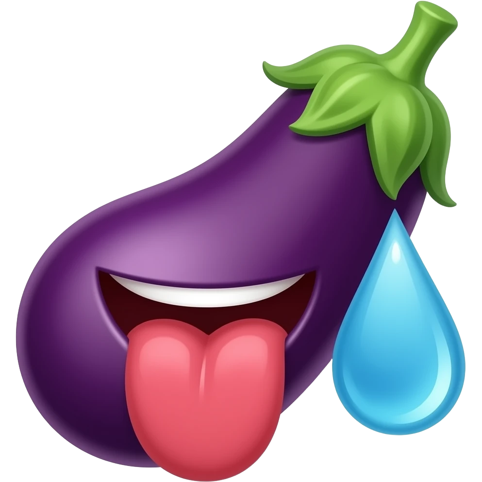🍑🍆💦👅 emoji