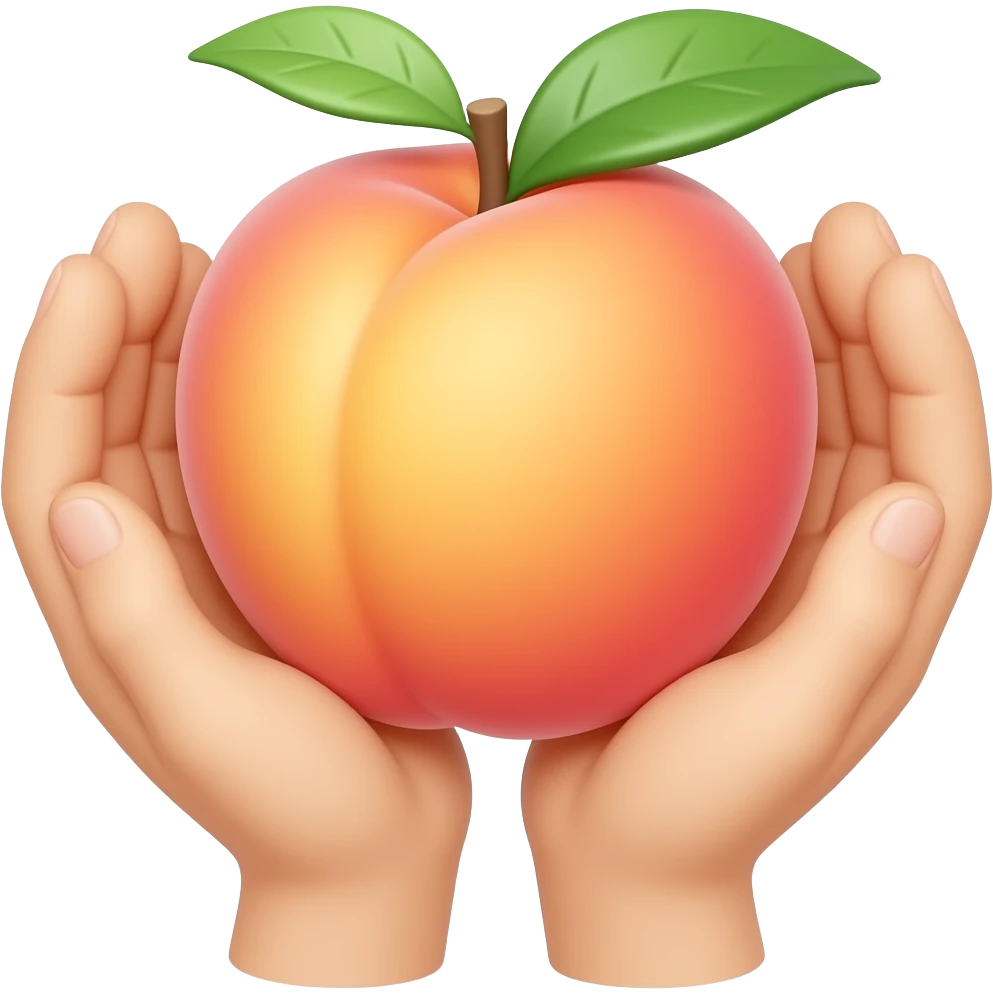 🍑👐 emoji