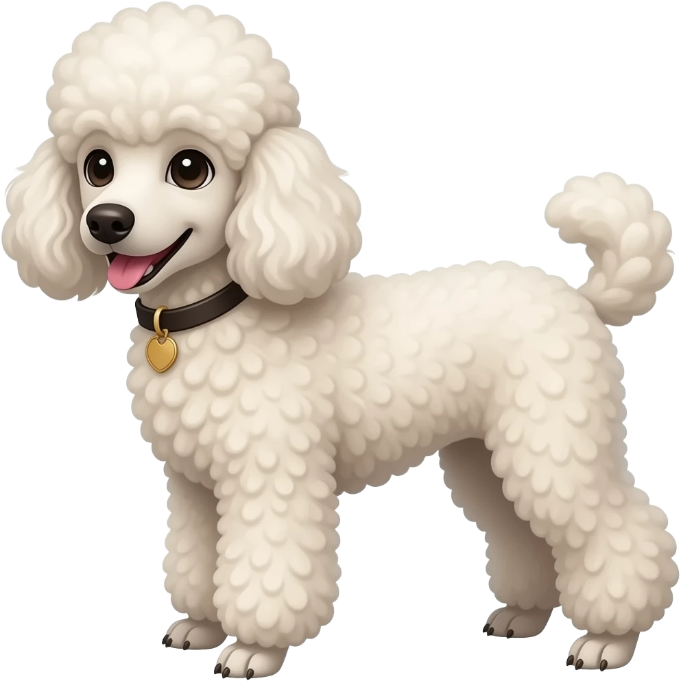 Poodle emoji