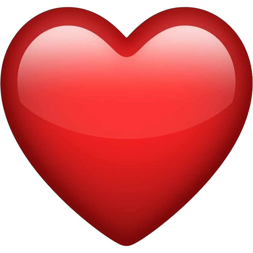 red heart emoji