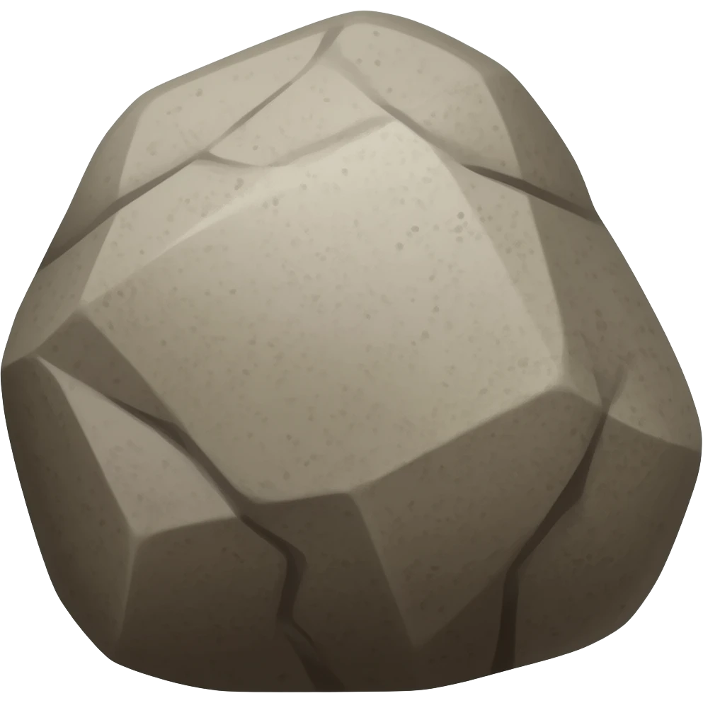 Rock emoji