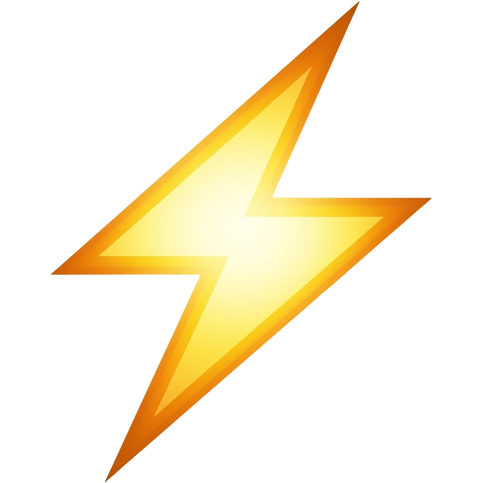 flash emoji