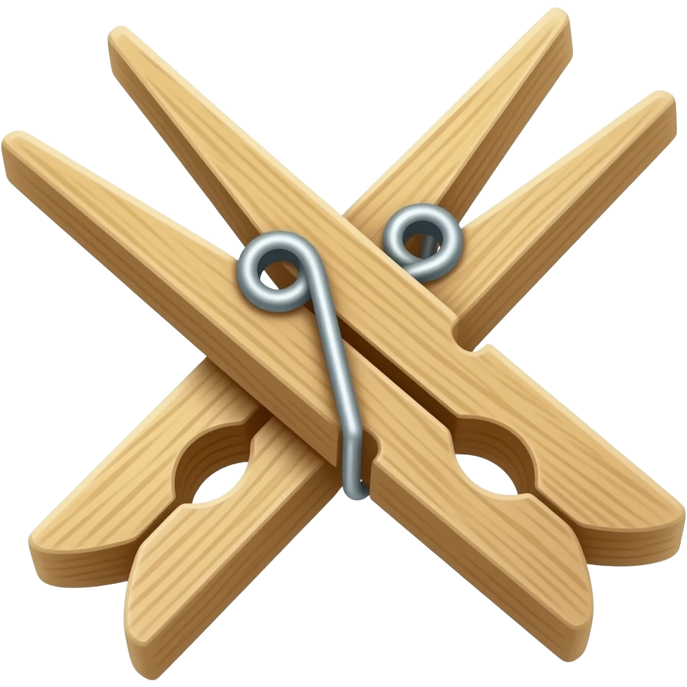 traditional clothespin emoji