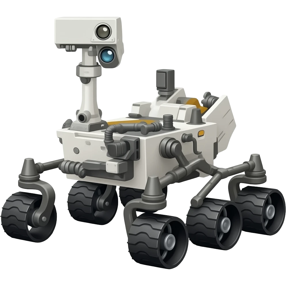 Mars exploration rovers emoji