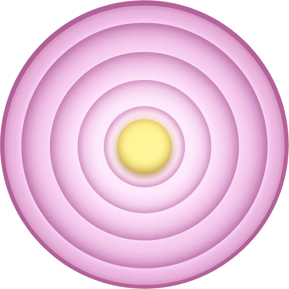 Onion slice emoji
