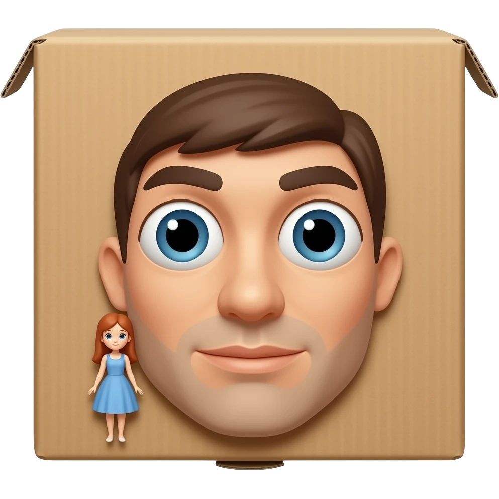 un estuche con cara i con una señora estuche emoji