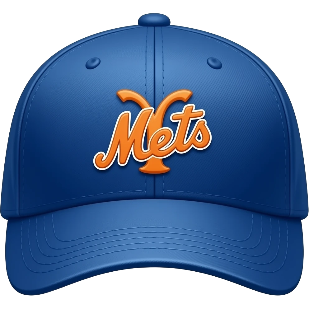 Mets baseball hat emoji