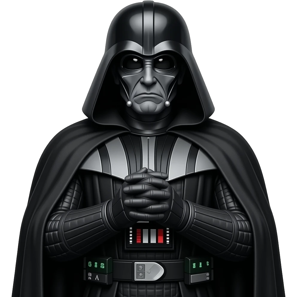 Full Length body Realistic Darth Sidious, old, wrinkled, gray skin. wearing his hood emoji