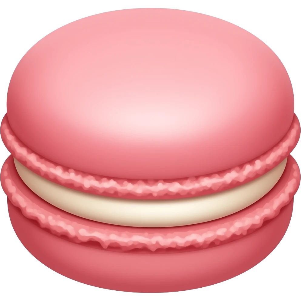 Macaron rose pastel emoji