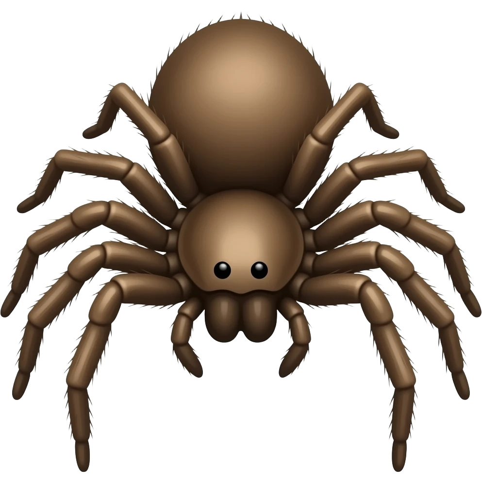 Wolf spider emoji