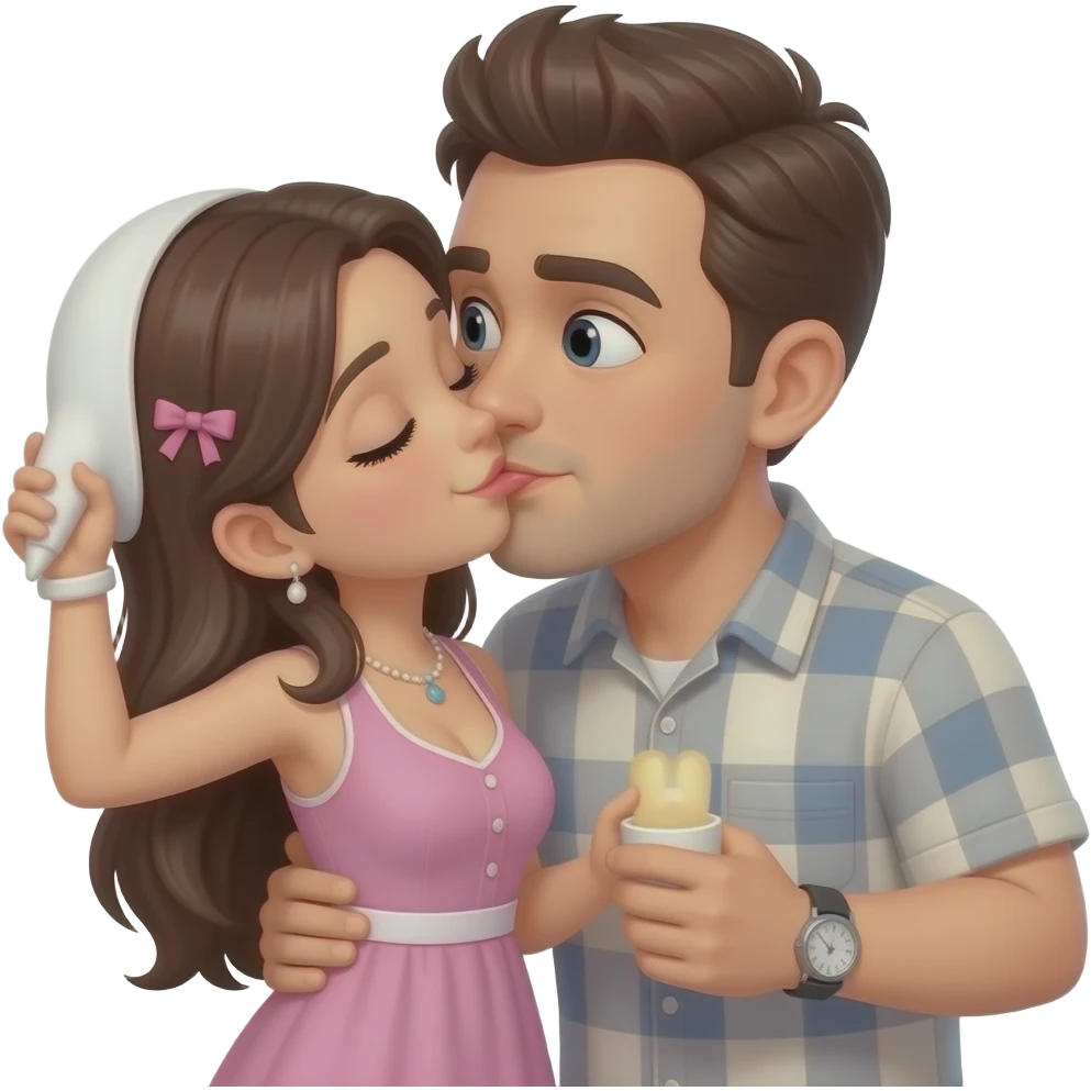 Man sucking girl boob emoji