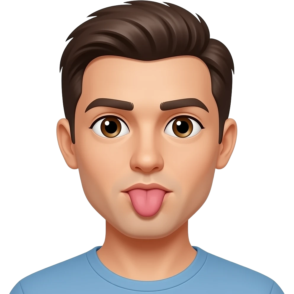 Mewing emoji
