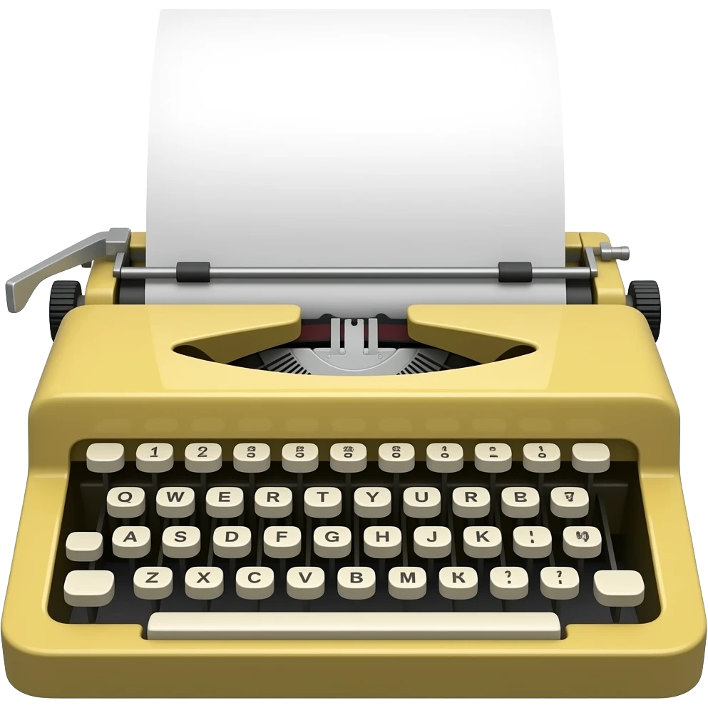 Typewriter emoji