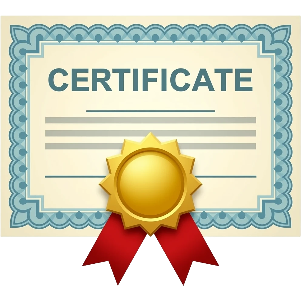 certification emoji