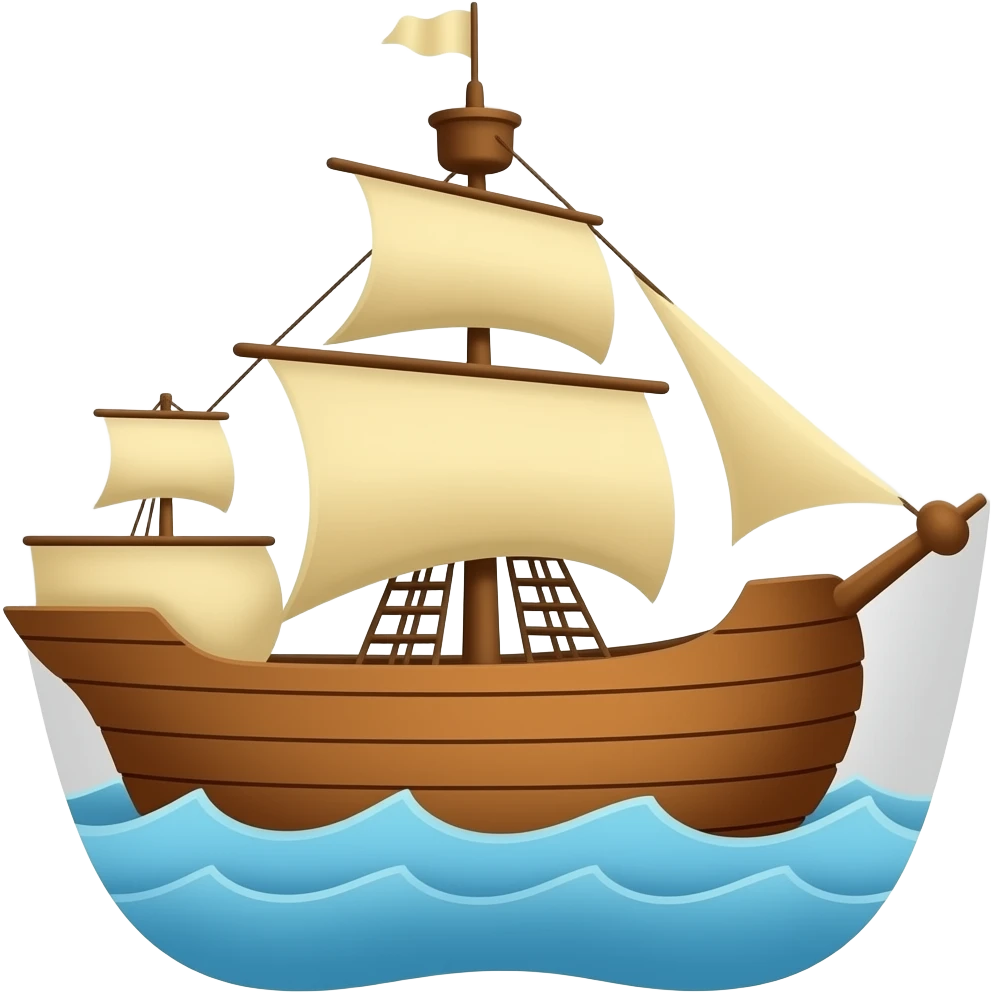 teeth-shaped ship emoji